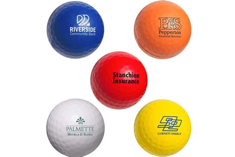 Golfballen met logo bedrukken .